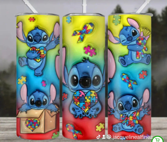 Stitch stainless steel tumbler W/ free gift